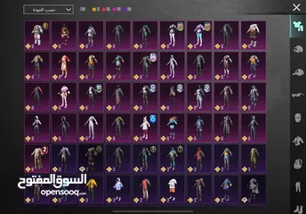  6 حساب بيجي موبايل العالمية  أكثر من 6 سنوات full skin اكثر من 60 سلاح معدل 70% full House level 30