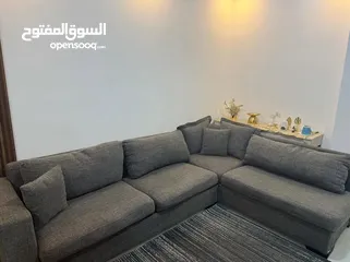  1 طقم كنبايات للبيع كورنر و وكنباي ثلاثيه