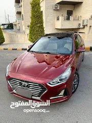  2 هيونداي سوناتا 2018 فل كامل ليميتد فحص كامل كرت ابيض وارد الشركة للبيع بسعر مميز