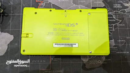  3 Nintendo DSi Lime Color homebrew 32GB SD card دي اس عليه العاب بلاش