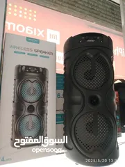  18 سماعه شحن 4 انش في 2 سماعات مكبر صوت سبيكر مناسبه للحفلات المنزليه