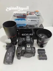  1 Canon R5 with warranty, Canon R6 Clean, EF 85mm f1.2 mark 2, EF 100mm f2.8, battery Grip & Battery