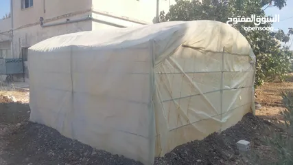  2 خيمة معرش بيت بلاستيك