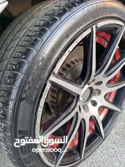  7 جنط فوزن 17 اربع براغي قريب مع كوشوك للبيع مش للبدل