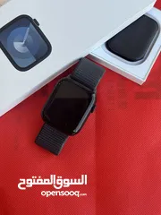  1 Apple watch S9 45mm بطارية 100٪؜ كفالة ابل 8 شهور