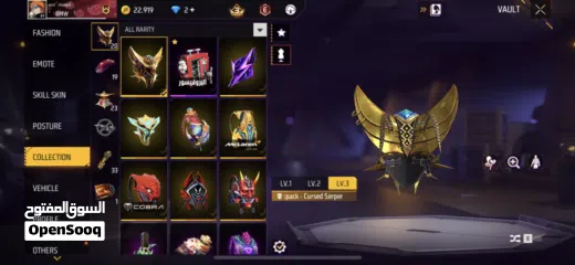  14 Free fire acc for sale-حساب فري فاير  للبيع ((يلي حاب يستفسر يشوف الوصف))