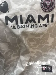 8 BAPE X INTER MIAMI SHIRT COLLAB BETWEEN THEM SPONSORING MESSI