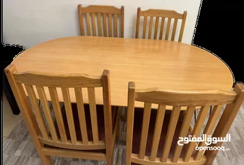  1 طاولة سفرة  5 كراسي