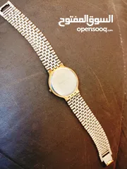  5 ساعة أصلية تحفه Crovana SWISS MADE مذهب كوارتز