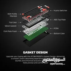  10 FANTECH MK918 ATOM PRO97 WIRELESS MECHANICAL GAMING KEYBOARD WHITE كيبورد فانتيك الجديد المميز