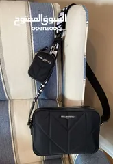  5 Original Karl Lagerfeld Cross Body Bag with AirPods Case