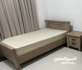  1 Large single bed with premium mattress