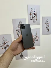  7 ايفون 11 برو ماكس بحالة الوكاله ولا نقرة  ذاكرة 256 جيجا