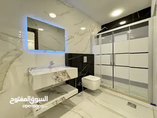  15 شقة فاخره للبيع بأجمل مناطق البنيات بمساحة 227م بسعر مميز طابق تسوية (ارضيه من الجهة الأخرى)
