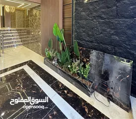  4 شبه ارضي مع ترس و مدخل  في الجبيهة قرب مسجد جبران بتشطيب فندقي مع تدفئة راكبة