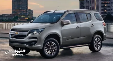  1 شفروليه تريل بليزر Chevrolet Trail blazer للبيع لقطة نظيفة وقوية 7 ركاب عائلية