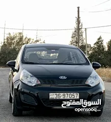  11 كيا ريو 2015 لون اسود ملوكي فحص كامل بحالة الوكالة