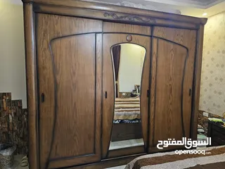  2 غرفة نوم البطة مستعملة وكالة مع طقم سجاد وبرادي