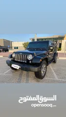  1 Jeep Wrangler Sahara 2017, black, Canadian