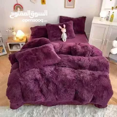  6 شرشف تخت مجوّز فرو – نعومة وفخامة بدفء ولا أروع! الشتاء عالابواب ولازمنا ألوان حلوة ودافئة