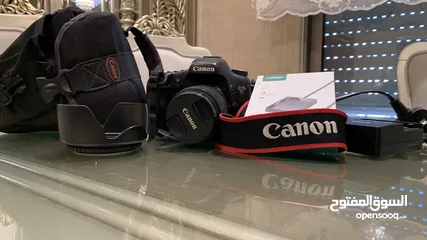  2 كاميرا Canon 7D مع كامل العده + Adapter للكمبيوتر مع عدسة 18-55lens السعر 280 قابل للتفاوض