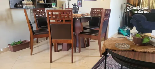  1 طاولة سفره خشب زان