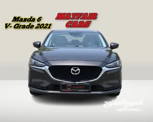  2 0% DP - ORIGINAL PAINT - MAZDA 6 2.5TC 2021 V-GRADE - FIRST OWNER - MINT CONDITION - GCC