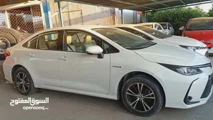  13 تويوتا كورولا موديل 2020 الفحص مرفق مع الصور وارد الخليج سعر حره (7200)آلاف دينار أردني