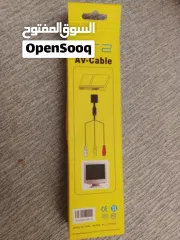  2 PS2 AV CABLE , كيبل ألوان