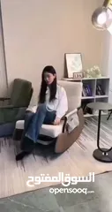  3 الكنب الملكية  كنباي هزاز مع مسند للاقدام ....