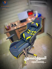  3 كرسي جيمنج ريكارو مع وسائد طبية كرسي Gaming مستورد بسعر الجملة كرسي 3 ماكينات فل مواصفات كرسي ريكارو