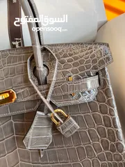  2 Hermes Birkin 30 Taupe Crocodile Niloticus Shiny Skin