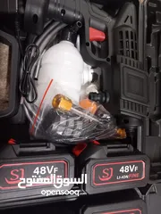  16 مضخة غسيل سيارات شحن مع  بطارية عدد (2) 48 فولت يضاف اجور توصيل