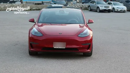  9 Tesla model 3 2022 standard plus/7 جيد / اتوسكور A/ عداد قليل كاش وبالاقساط