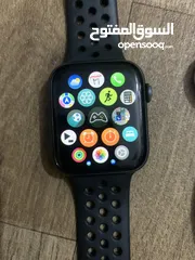  6 ساعة Apple Watch Series 4 Nike حاله ممتازه