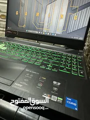  6 Asus Tuf f15 Rtx 3060 gaming laptop بسعر مغري ، الجيل الحادي عشر بحال الوكالة تماماً