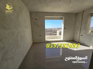  20 شقة فاخرة للبيع او التبديل 193م + بلكونة كبيرة رام الله المصايف قرب المالية بالعالي