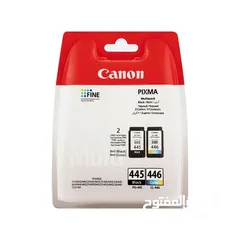  1 Canon Inkjet Cartridge Black & Multipack Color PG445/CL446 Combo pack