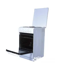  2 Indesit 50X60cm 4 Electric Zones Freestanding Cooker White