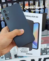  13 مستعمل اخو الجديد Samsung A34 5G رام 16 جيجا 128 و 256 أغراضة والكرتونه متوفر متوفر توصيل