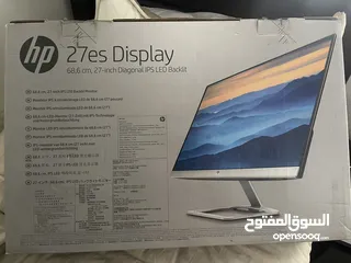  3 شاشة  “HP pavilion 27 مع البوكس