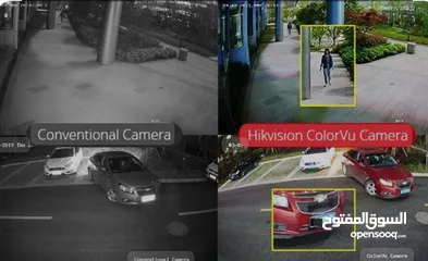  7 كاميرات 5ميجا بكسل هايكفجن عدد 2 شامل التركيب وكفالة الشركة الرسمية   HIKVISION  5 MEGA