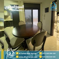  4 روف مميز مفروش للايجار ب ارقى أحياء الماصيون مع ترس ضخم