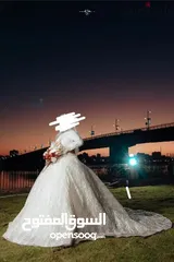  3 Wedding dress فستان زفاف ابيض