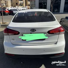  4 كيا k3 2018 للبيع بداعي السفر كيا لون ابيض موديل 2018 بحالة ممتازة للبيع المستعجل كاش