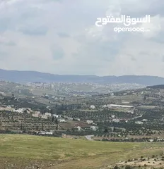  8 ارض عنيبه جرش اطلاله روعه و 3500 متر مربع 55الف كامل  القطعه قابل للتفاوض (مدخل خاص)