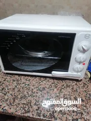  3 فرن كهرباء صناعة تركية جديد شغال من فوق وتحت معة صنية وشبك حجم كبير