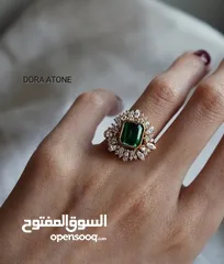  1 Big Emerald Stone ring