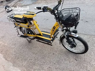  2 دراجة كهربائية بحال الوكالة بطاريه اكبر حجم 72/22 جوردن الأصلي يتمشي فوق 50 كيلو متر سرعة 70