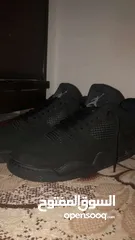  1 نايك jordan 4 black cat جديد مو مستخدم اصلي